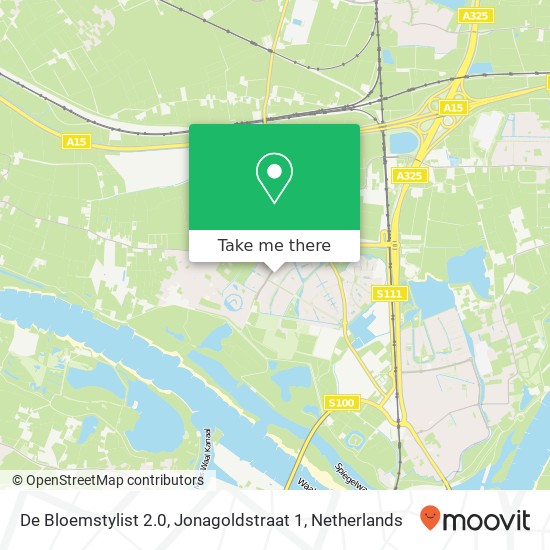 De Bloemstylist 2.0, Jonagoldstraat 1 map