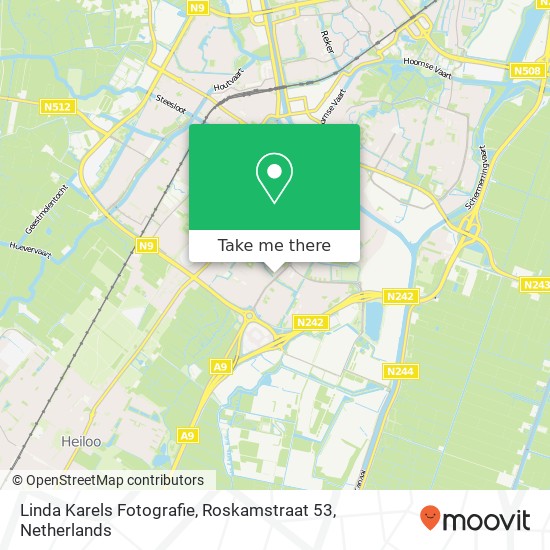 Linda Karels Fotografie, Roskamstraat 53 map