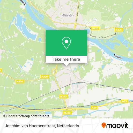 Joachim van Hoemenstraat map