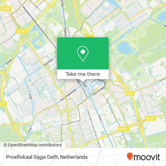 Proeflokaal Sijgje Delft map