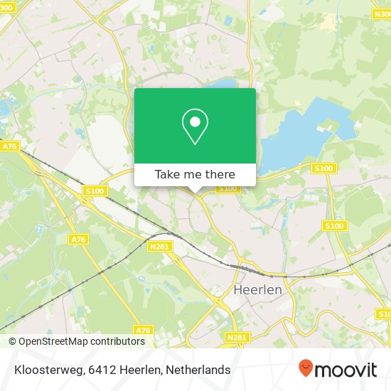 Kloosterweg, 6412 Heerlen map