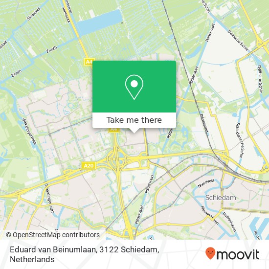 Eduard van Beinumlaan, 3122 Schiedam map