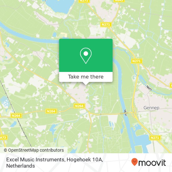 Excel Music Instruments, Hogehoek 10A Karte