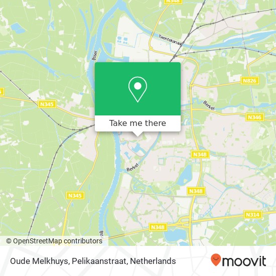 Oude Melkhuys, Pelikaanstraat map