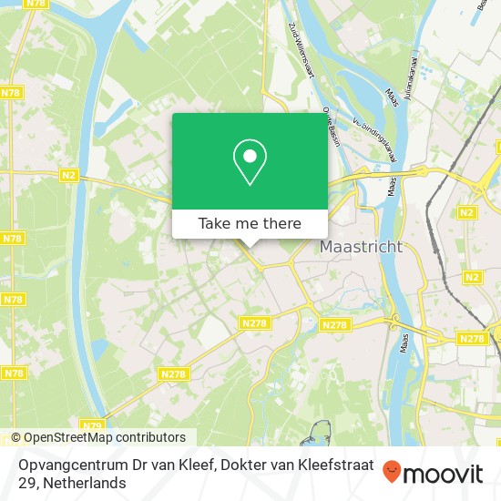 Opvangcentrum Dr van Kleef, Dokter van Kleefstraat 29 map