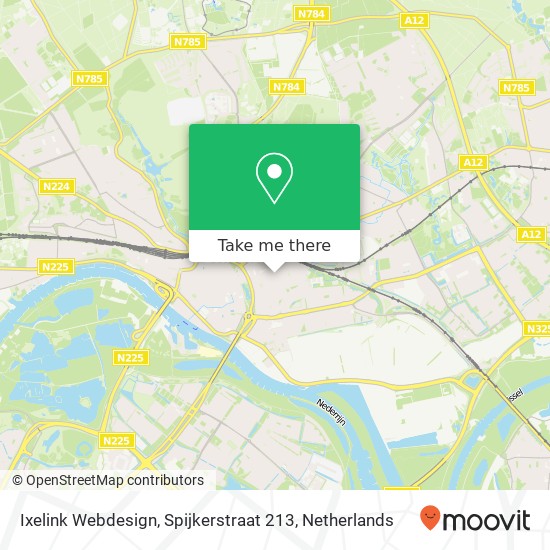 Ixelink Webdesign, Spijkerstraat 213 map