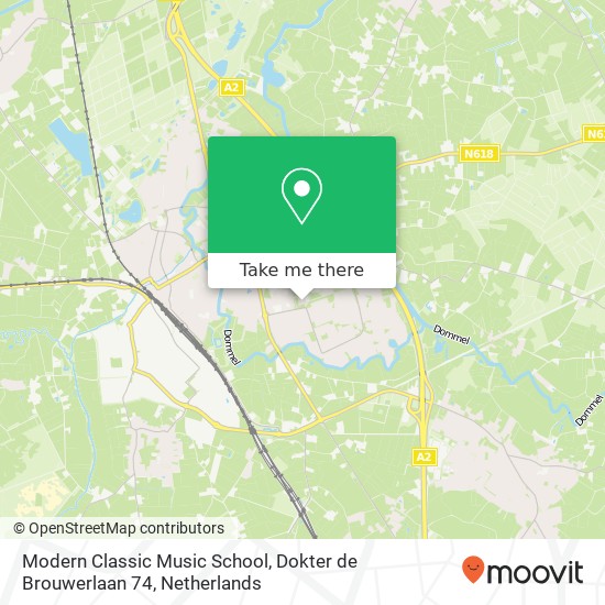 Modern Classic Music School, Dokter de Brouwerlaan 74 map