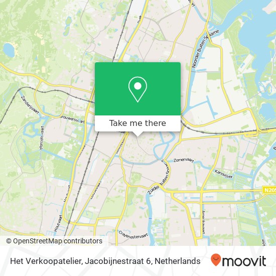 Het Verkoopatelier, Jacobijnestraat 6 map