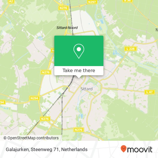 Galajurken, Steenweg 71 map