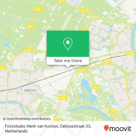 Fotostudio Henk van Kooten, Celsiusstraat 33 map