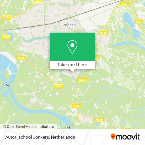 Autorijschool Jonkers map