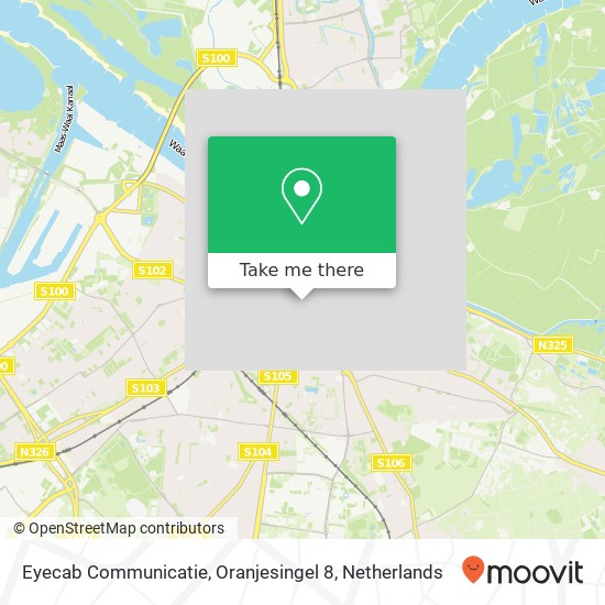 Eyecab Communicatie, Oranjesingel 8 map