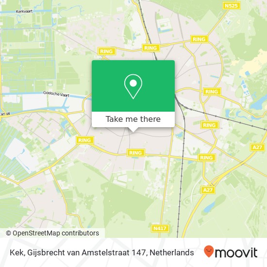 Kek, Gijsbrecht van Amstelstraat 147 Karte