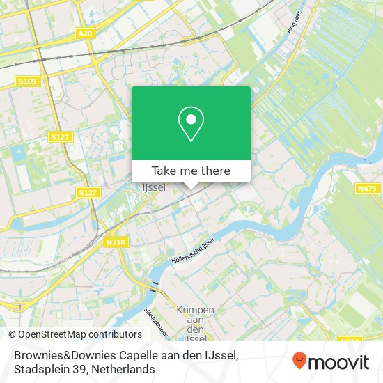 Brownies&Downies Capelle aan den IJssel, Stadsplein 39 map