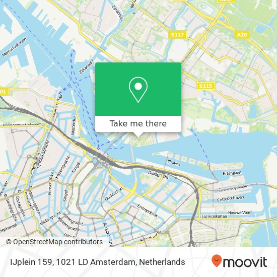 IJplein 159, 1021 LD Amsterdam map