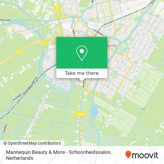 Mannequin Beauty & More - Schoonheidssalon map