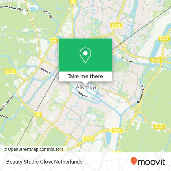 Beauty Studio Glow map