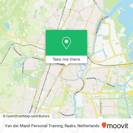 Van der Marel Personal Training, Raaks map