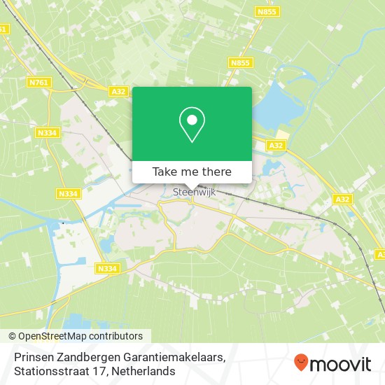 Prinsen Zandbergen Garantiemakelaars, Stationsstraat 17 map