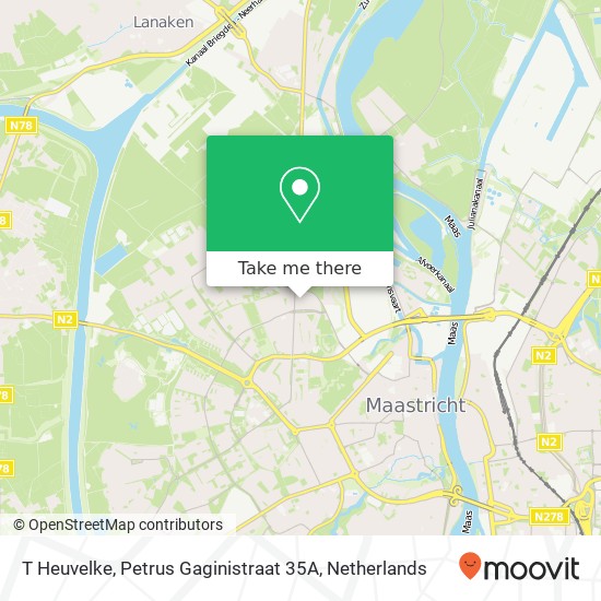 T Heuvelke, Petrus Gaginistraat 35A map