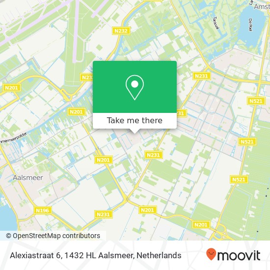 Alexiastraat 6, 1432 HL Aalsmeer map