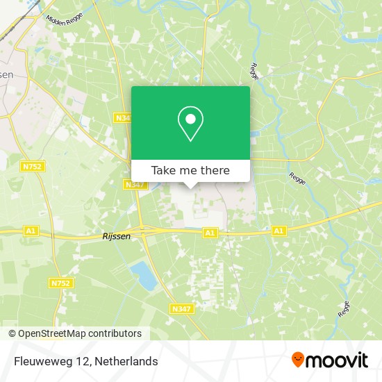 Fleuweweg 12 map