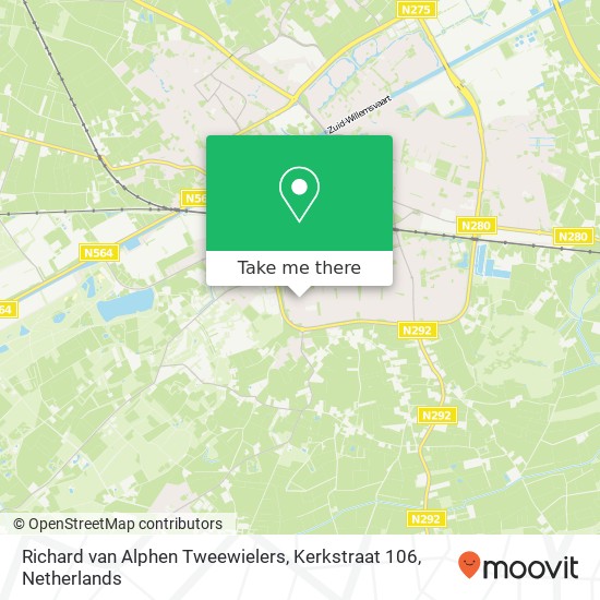 Richard van Alphen Tweewielers, Kerkstraat 106 Karte