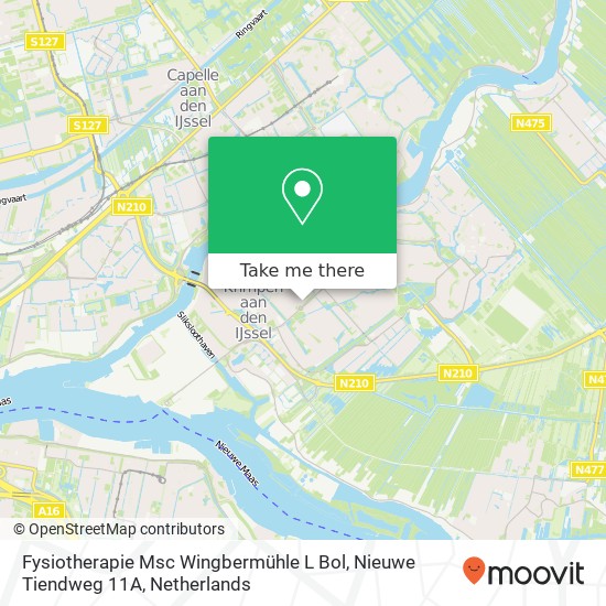 Fysiotherapie Msc Wingbermühle L Bol, Nieuwe Tiendweg 11A map