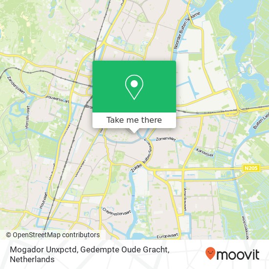 Mogador Unxpctd, Gedempte Oude Gracht map