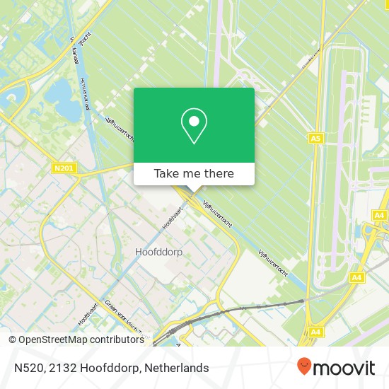 N520, 2132 Hoofddorp map