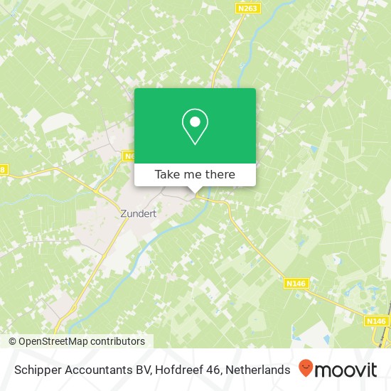 Schipper Accountants BV, Hofdreef 46 map