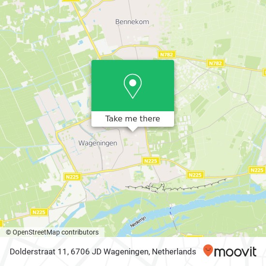 Dolderstraat 11, 6706 JD Wageningen map