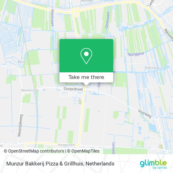 Munzur Bakkerij Pizza & Grillhuis map