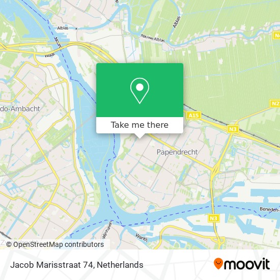 Jacob Marisstraat 74 map