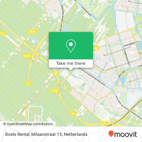 Boels Rental, Milaanstraat 15 map