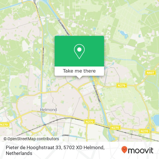 Pieter de Hooghstraat 33, 5702 XD Helmond map