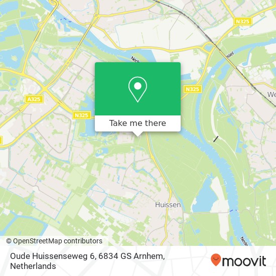 Oude Huissenseweg 6, 6834 GS Arnhem Karte