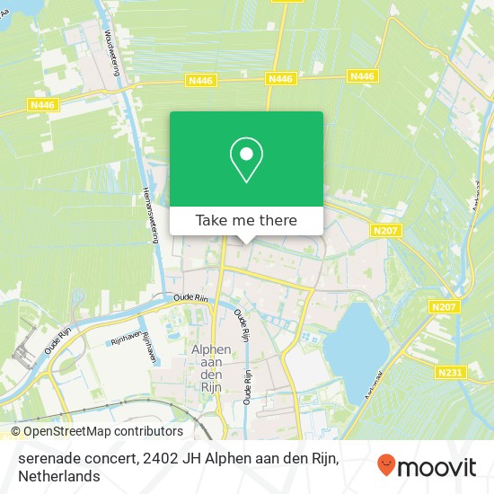 serenade concert, 2402 JH Alphen aan den Rijn map