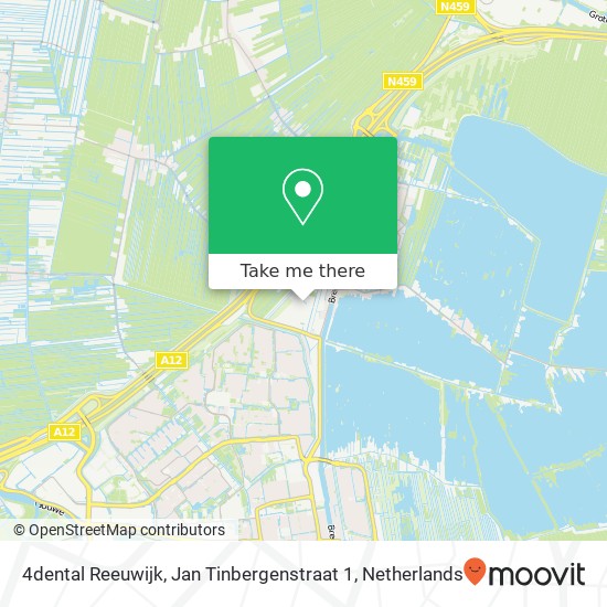 4dental Reeuwijk, Jan Tinbergenstraat 1 Karte