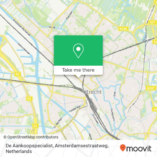 De Aankoopspecialist, Amsterdamsestraatweg Karte