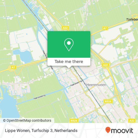 Lippe Wonen, Turfschip 3 map