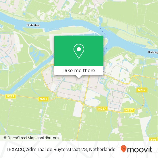 TEXACO, Admiraal de Ruyterstraat 23 map