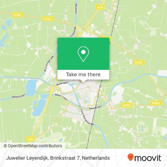 Juwelier Leyendijk, Brinkstraat 7 Karte