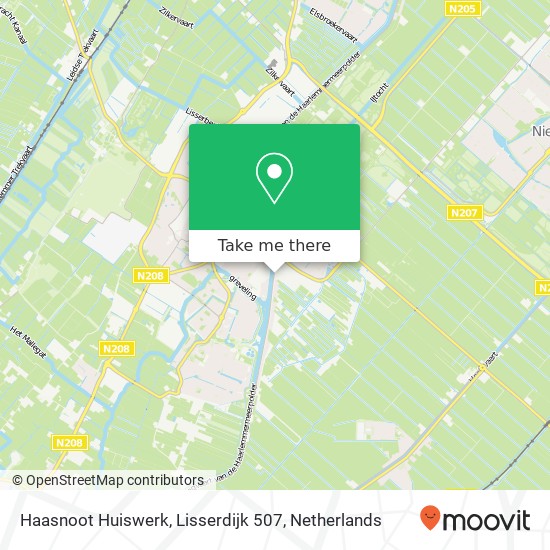 Haasnoot Huiswerk, Lisserdijk 507 map