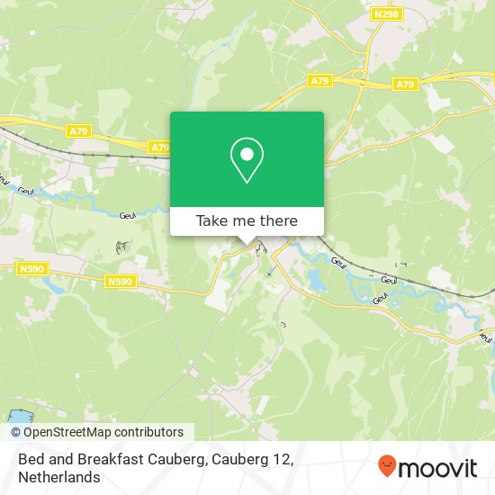 Bed and Breakfast Cauberg, Cauberg 12 map