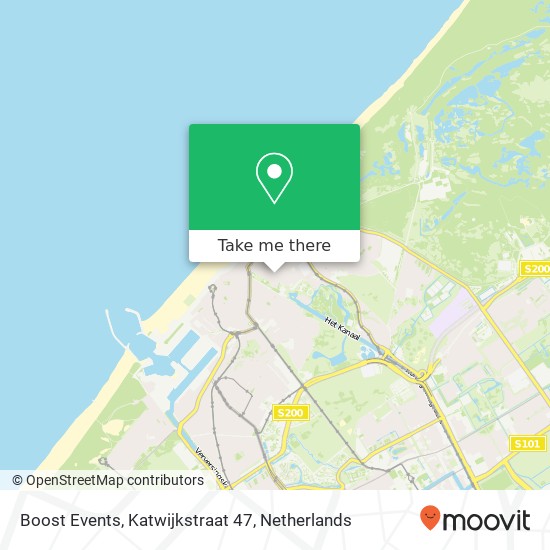 Boost Events, Katwijkstraat 47 map