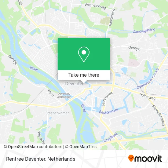 Rentree Deventer map