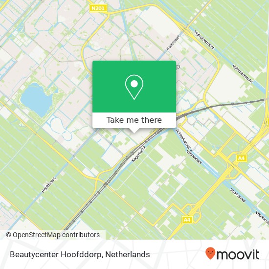 Beautycenter Hoofddorp map