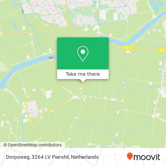 Dorpsweg, 3264 LV Piershil map