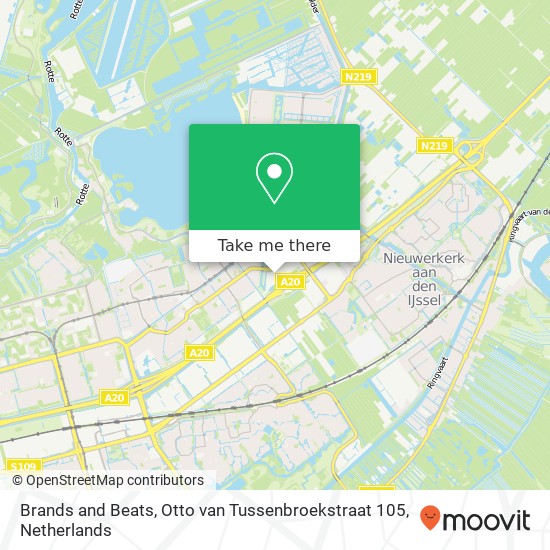 Brands and Beats, Otto van Tussenbroekstraat 105 map